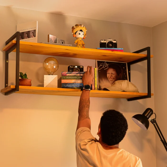 Preteleira aéreo Leticia dupla de 120cm de largura